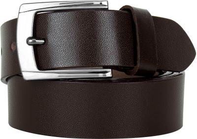 AZIBO Men Casual, Party, Formal, Evening Brown Genuine Leather Belt