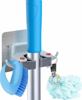 EasyPizy Multicolor Plastic Broom Holder(1 Holders)