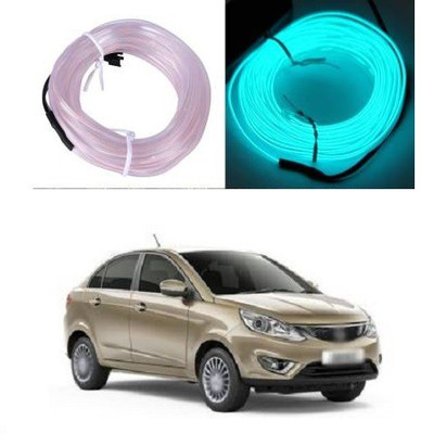 ACCESSOREEZ Car Interior Light Ambient RXTE8162 Neon Light for Cars With Controller (5 Meter) Car Fancy Lights (ICE BLUE) UNIVERSAL FOR ALL CAR MODELS Car Fancy Lights(Blue)