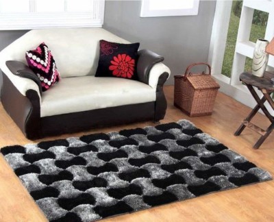 shopgallery Multicolor Polyester Carpet(4 ft,  X 6 ft, Rectangle)