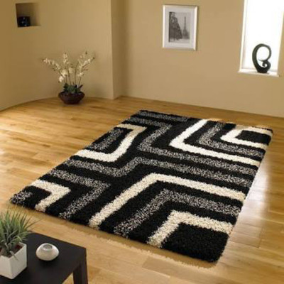 shopgallery Multicolor Polyester Carpet(4 ft,  X 6 ft, Rectangle)