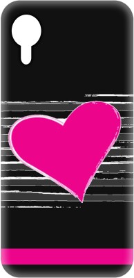 Smutty Back Cover for Apple iPhone XR - Pink Heart Print(Multicolor, Hard Case, Pack of: 1)