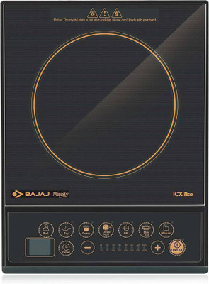 Bajaj ICX1600 Watts High Quality Neo Induction Cooktop (Black, Push Button)