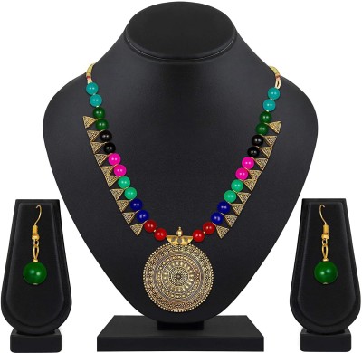 Shining Diva Alloy Multicolor Jewellery Set(Pack of 1)