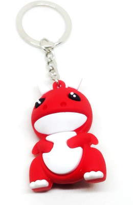 Arkanum Red Dino Baby Cartoon Character Keyring Key Chain