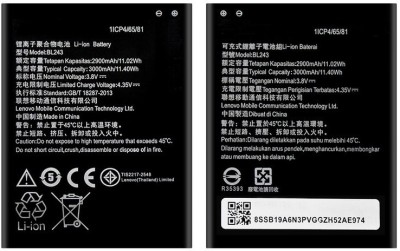 Amnicor Mobile Battery For  Lenovo Lenovo K3 Note K50-T5 A7000 A5500 A5600 A7600 BL243