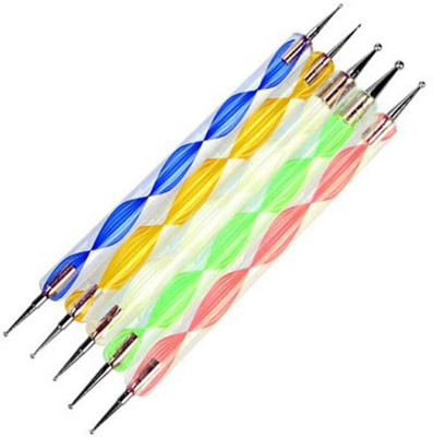 FABA Nail Dotting Tool Set ( 5 Pcs )(Multicolor)