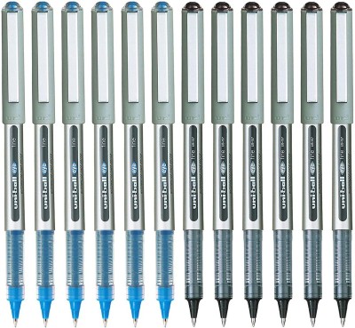 uni-ball Roller Ball Pen Ball Pen Refill(Pack of 12, Black, Blue)