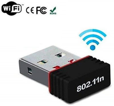VibeX ®2.4GHz, 802.11b/g/n USB 2.0 Wireless Mini Wi-Fi Network Adapter USB Adapter(Jade Black)