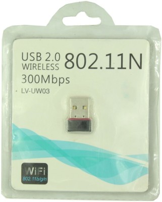 VibeX ®USB 2.0 Wireless Mini Wi-Fi Network Adapter USB Adapter(Ink Black)