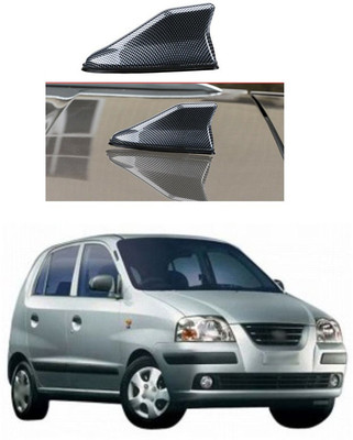 XZRTZ Carbon Fiber Style Car SUV Roof Shark Fin Aerial FM/AM Radio Signal Antenna A92 Universal Black Car Roof Radio AM/FM Signal Shark Fin Style Aerial Antenna Cover A92 Satellite Vehicle Antenna