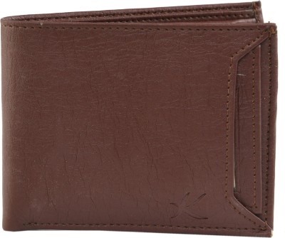 Winsome Deal Men Casual Brown Artificial Leather Wallet(3 Card Slots)