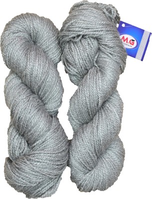KNIT KING Rabit Excel Steel Grey (300 gm) Wool Hank Hand knitting wool / Art Craft soft fingering crochet hook yarn, needle knitting yarn thread dyed