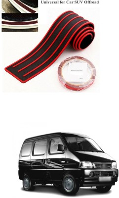 PECUNIA Plastic Car Bumper Guard(Black, Red, Pack of 1, Maruti, SX4)