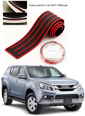 PECUNIA Plastic Car Bumper Guard(Black, Red, Pack of 1, Hyundai, Tucson)