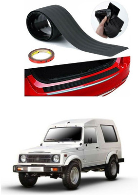 PECUNIA Plastic Car Bumper Guard(Black, Pack of 1, Maruti, Gypsy)