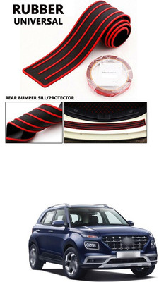 XZRTZ Plastic Car Bumper Guard(Black, Red, Pack of 1, Hyundai, Tucson)