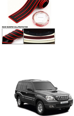 PROEDITION Plastic Car Bumper Guard(Red, Pack of 1, Hyundai, Terracan)
