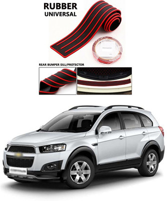 XZRTZ Plastic Car Bumper Guard(Black, Pack of 1, Chevrolet, Captiva)