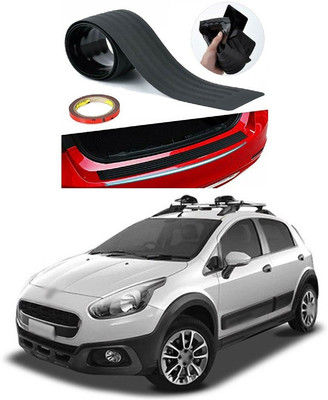 PECUNIA Plastic Car Bumper Guard(Black, Pack of 1, Fiat, Avventura)