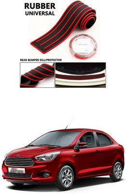 XZRTZ Plastic Car Bumper Guard(Black, Red, Pack of 1, Ford, Aspire)