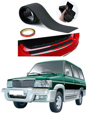 PECUNIA Plastic Car Bumper Guard(Black, Pack of 1, Toyota, Qualis)