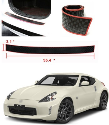 PECUNIA Plastic Car Bumper Guard(Black, Red, Pack of 1, Nissan, 370z)