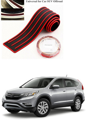 PECUNIA Plastic Car Bumper Guard(Black, Red, Pack of 1, Honda, Civic)