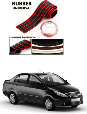 XZRTZ Plastic Car Bumper Guard(Black, Pack of 1, Tata, Aria)