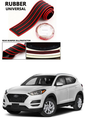 XZRTZ Plastic Car Bumper Guard(Red, Pack of 1, Hyundai, Tucson)