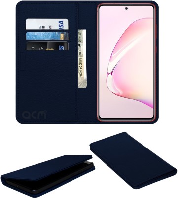 ACM Flip Cover for Samsung Galaxy Note 10 Lite(Blue, Cases with Holder, Pack of: 1)