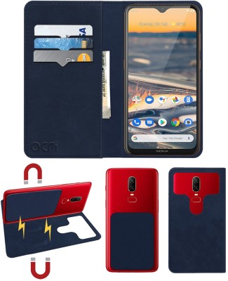 ACM Flip Cover for Nokia 5.3(Blue, Cases with Holder, Pack of: 1)