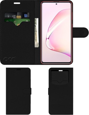 ACM Flip Cover for Samsung Galaxy Note 10 Lite(Black, Cases with Holder, Pack of: 1)