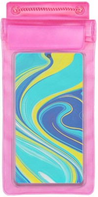 ACM Pouch for Mi Redmi Note 9S(Pink, Waterproof, Silicon, Pack of: 1)