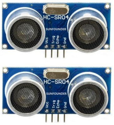 ERHIndia HC-SR04 Ultrasonic Distance Sensor Module (Set Of 2) Electronic Components Electronic Hobby Kit