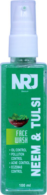NRJ GROUP Neem & Tulsi Acne Clear Face Wash Gel With Pure Antibacterial Properties Face Wash(100 g)