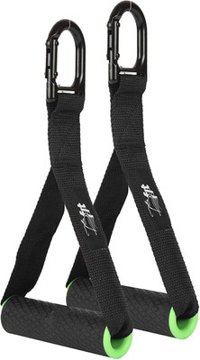 BFitusa Professional Exercise Handles for Cable Machines with Super Heavy Hooks (Pair) Hand Grip/Fitness Grip(Black)