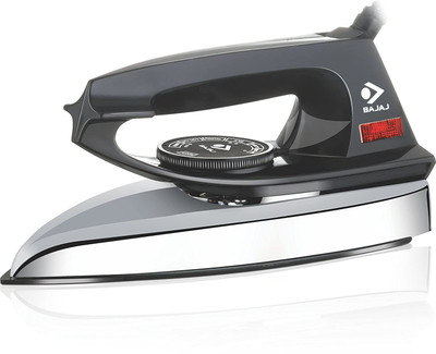 Bajaj Hight Quality 750 Watts Light Weight 750 W Dry Iron(Black)