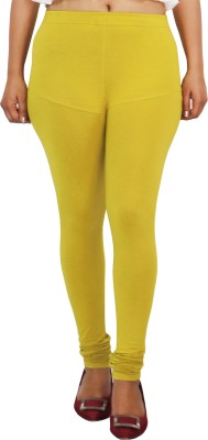 Trend Level Churidar Length Western Wear Legging(Light Green, Solid)