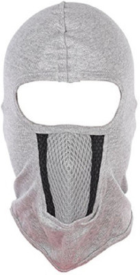 IM UNIQUE Grey Bike Face Mask for Men(Size: Free,  Balaclava)