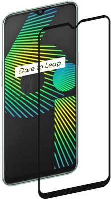 Q Box Edge To Edge Tempered Glass for Realme 6i(Pack of 1)