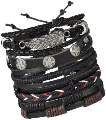 Jewelgenics Leather Bracelet(Pack of 5)