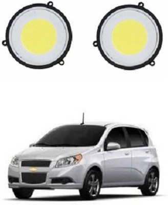ACCESSOREEZ Round Shape COB LED DAYTIME RUNNING LIGHT ( DRL ) elite9516 Waterproof Car Fancy Lights ( WHITE , BLUE ) Car Fancy Lights(Blue)
