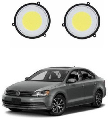 ACCESSOREEZ Round Shape COB LED DAYTIME RUNNING LIGHT ( DRL ) elite9562 Waterproof Car Fancy Lights ( WHITE , BLUE ) Car Fancy Lights(Blue)