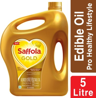 Saffola Gold Pro Healthy Lifestyle Blended Oil Can(5 L)