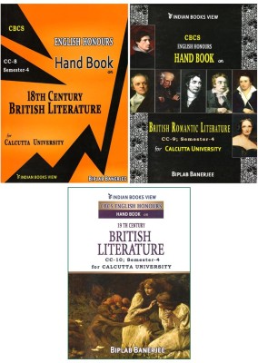 CBCS English Honours Hand Book On 18th Century British Literature Cc8, Sem4|British Romantic Literature Cc9, Sem4|19th Century British Literature Cc10, Sem4(Paperback, Biplab Banerjee)