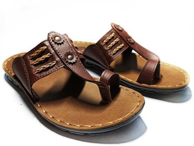 FLITE Men Sandals(Brown , 9)