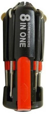 Ubod 8 In 1 Tool Kit With LED Light Combination Screwdriver Set Combination Screwdriver Set(Pack of 1)