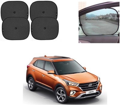 Feelitson Side Window Sun Shade For Hyundai Creta(Black)