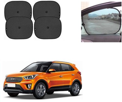 Feelitson Side Window Sun Shade For Hyundai Creta(Black)